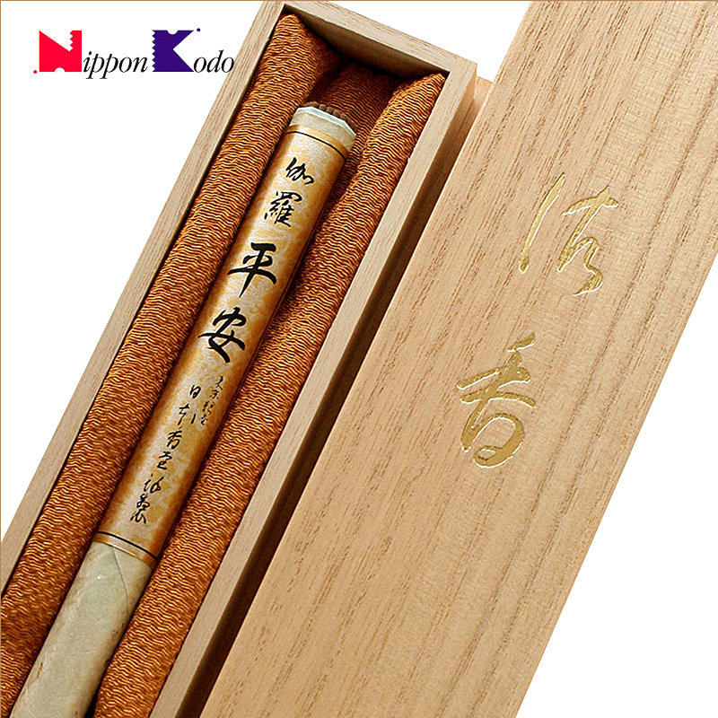 日本香堂 nipponkodo 伽罗平安 高端香木系线香高级沉香进口礼盒