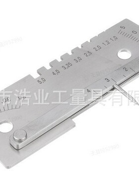 SKUD76253对接焊缝咬边深度0-5焊缝检测尺45度棒焊接规测量工具