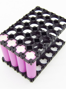 18605 锂电池支架 磷酸铁锂电池组装支架塑料支架2孔3孔 DIY配件