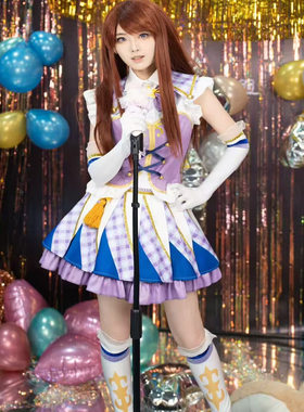 佳依动漫偶像活动紫吹兰cosplay
