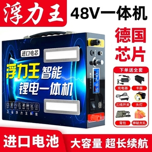 锂电池一体机全套48V大功率逆变12V多功能便携户外24V电瓶大容量