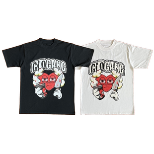 Worldwide Boyz Gang T恤 卡通印花男女同款 短袖 Tee Glo