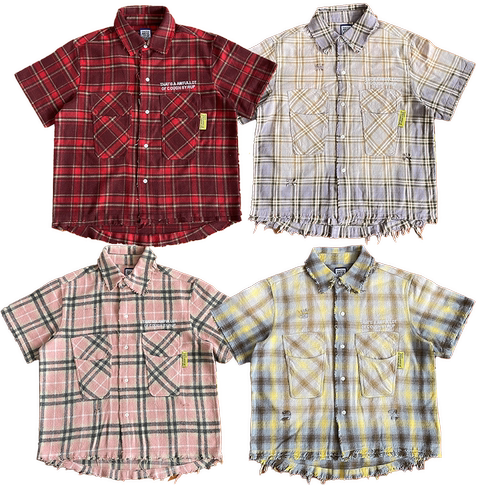 That's A Awful Lot of Cough Syrup美式复古街头衬衫潮流短袖