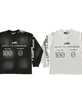 HELLSTAR Scoreboard Long Sleeve 男女同款休闲长袖