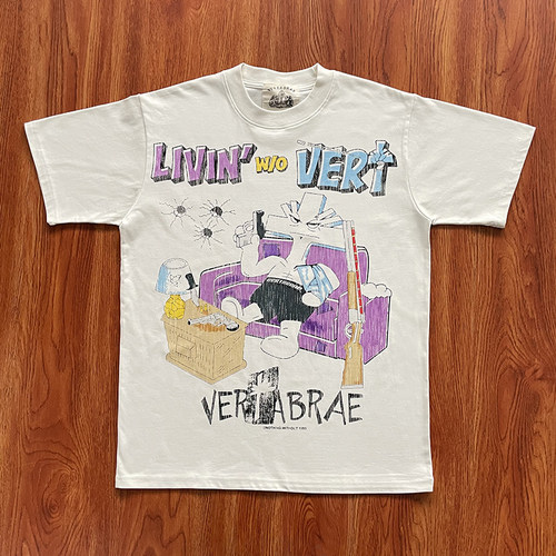 Vertabrae短袖潮青年印花