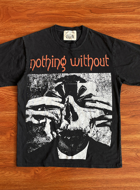 Vertabrae Push tee 美式复古印花纯棉短袖T恤