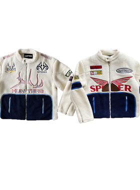 Sp5der wor1dwide 555555 Hunters Sherpa Jacket 羊羔绒夹克外套