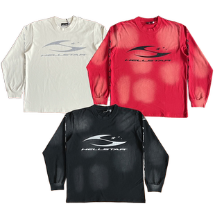 Hellstar Studios 简约印花休闲男女款长袖T恤