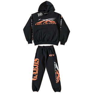 Hellstar Studios 渐变印花休闲长裤卫衣套装