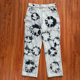 Carpenter Denim Pants CPFM.XYZ 扎花牛仔休闲运动长裤