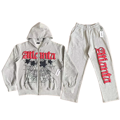 Sp5der worldwide 555555 Atlanta  个性休闲长裤卫衣套装