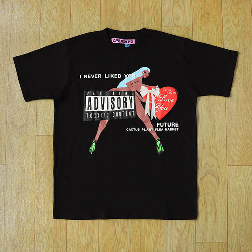 Kanye菲董合作款CPFM.XYZ Futue Tee 涂鸦风男女纯棉短袖T恤