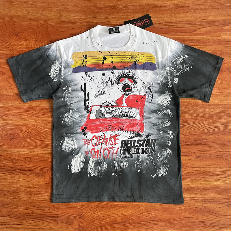 HELLSTAR STUDIOS ins同款欧美风纯棉短袖T恤