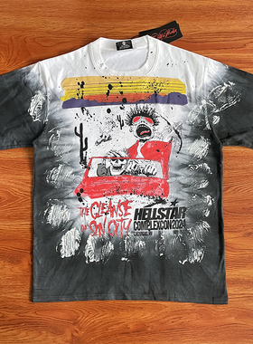 HELLSTAR STUDIOS ins同款欧美风纯棉短袖T恤