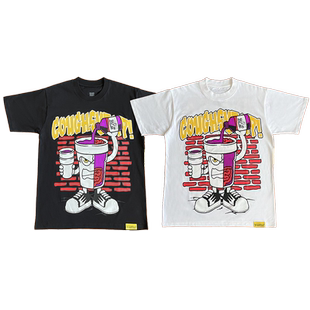 Awful Lot 恶搞系列休闲短袖 T恤 Syrup Cough That