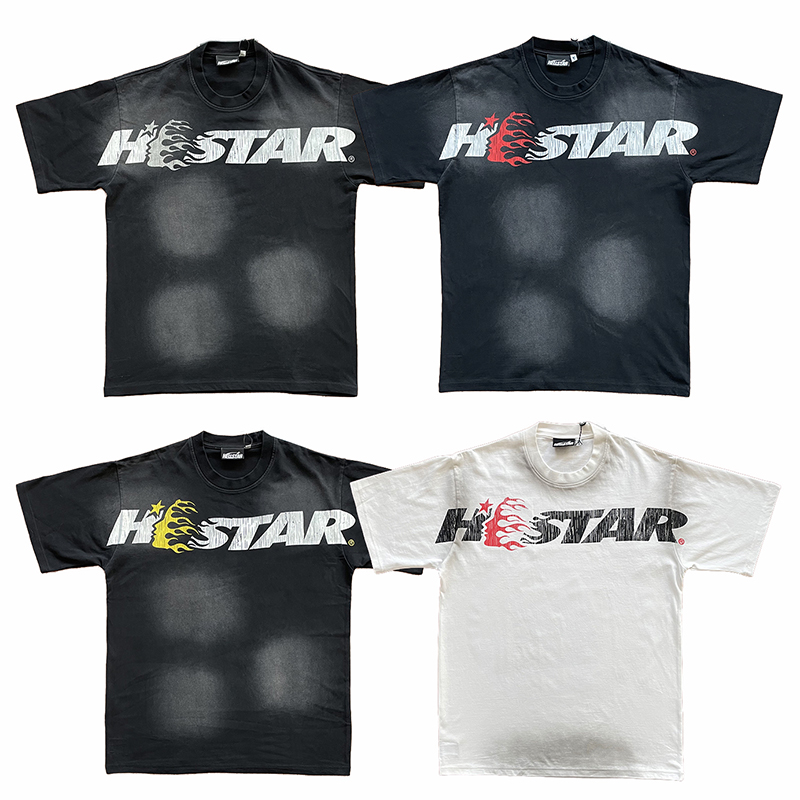 Hellstar Studios Gel Sport Logo tee男女纯棉洗水短袖T恤欧美潮