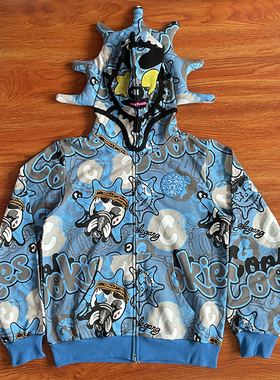 Glo Gang Eroded Glo Thermal Hoodie 饮料卡通休闲洗水连帽卫衣