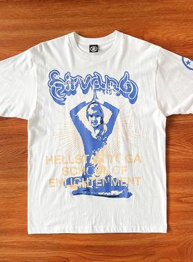 Hellstar Studios Yoga Tee 大logo ins欧美高街潮流男女短袖T恤