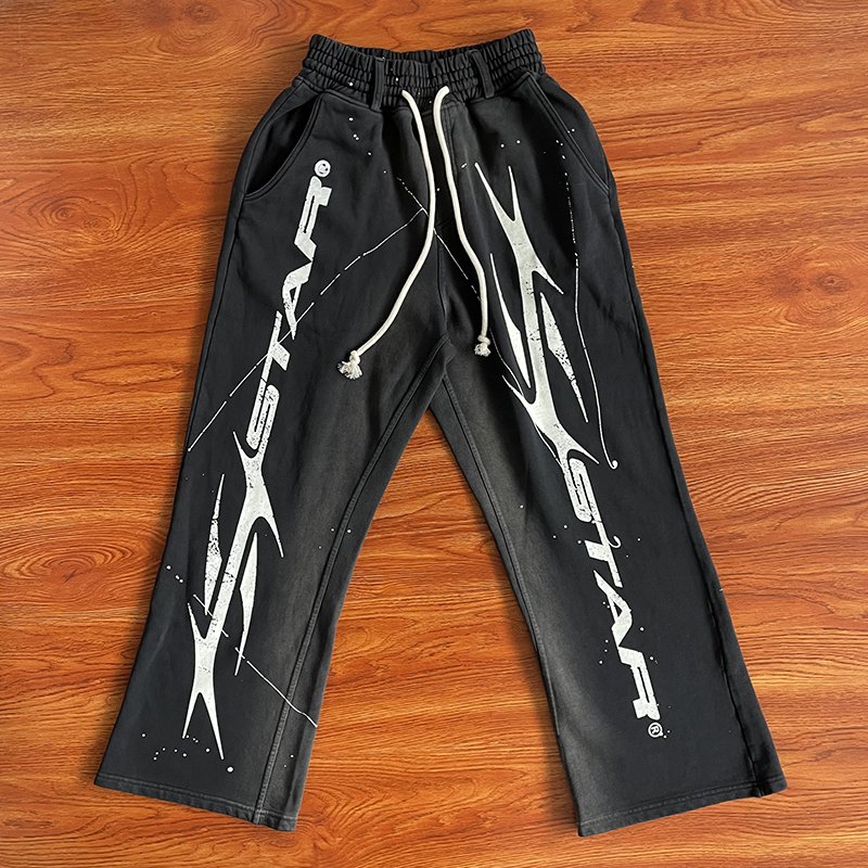 Hellstar Studios Sports Gel Pants 男女纯棉高街风休闲运动长裤