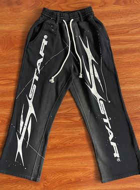 Hellstar Studios Sports Gel Pants 男女纯棉高街风休闲运动长裤