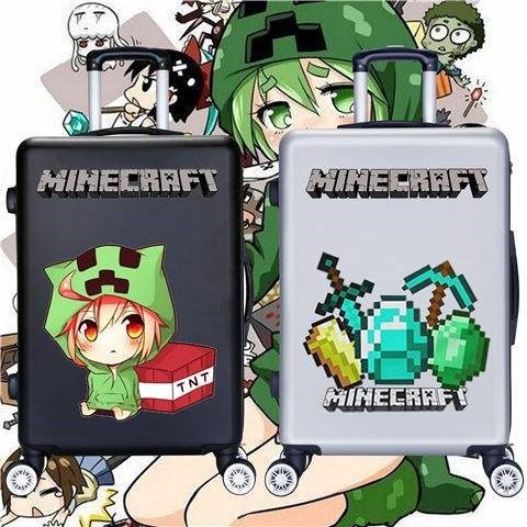 Minecraft卡通风格行李箱