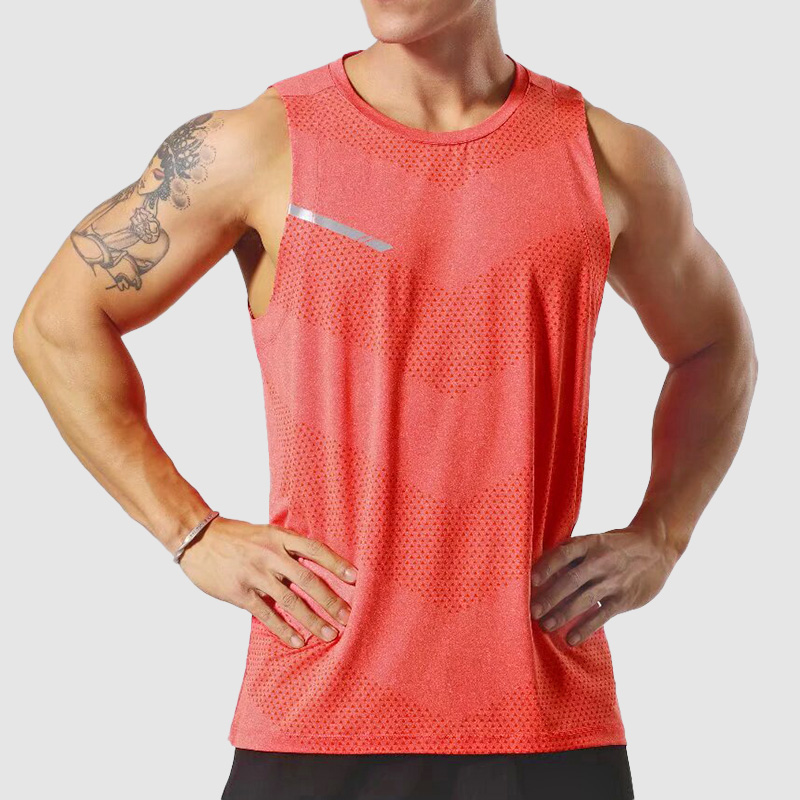 夏季新款速干背心透气男