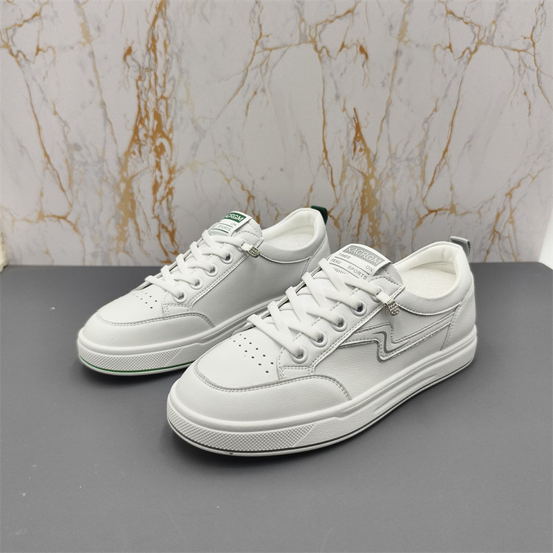 断码处理真皮2025夏新款圆头平底牛皮小白鞋舒适轻便板鞋休闲鞋女,女鞋,时尚休闲鞋,淘宝优惠券,粉丝福利购,淘宝优惠卷