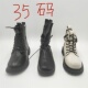 断码 清仓处理秋冬真皮女靴短靴35码 靴子 反季 瑕疵款 介意