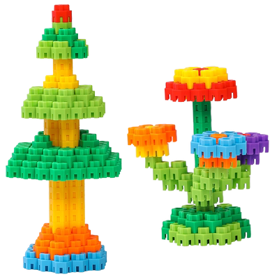 幼儿园早教玩具拼插拼装六角积木