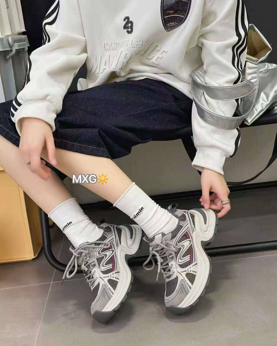 明星谷2025秋冬老爹鞋厚底增高休闲运动鞋百搭加绒保暖棉鞋跑步鞋