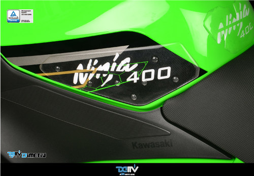 德国 DIMOTIV KAWASAKI 川崎 NINJA 400 透明油箱侧防滑贴纸 DMV