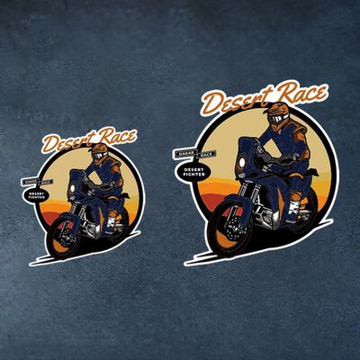 DAKAR 达喀尔 沙漠竞赛 摩托车机车赛事贴纸 个性摩旅车身装饰贴