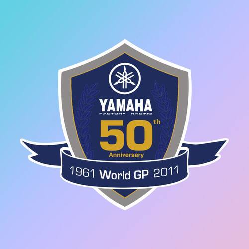50周年纪念 WORLD GP 摩托车机车贴纸 油箱车身防水反光装饰贴花