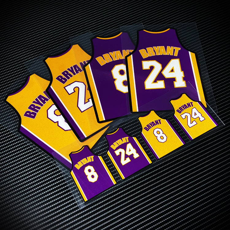 适用球队篮球号贴纸卡寺车于车24汽车标志球衣电动贴摩托车科比