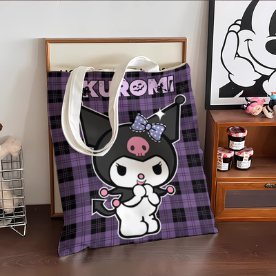 库洛米小号帆布袋水杯收纳包手提袋学生儿童上班通勤小巧便携纯棉