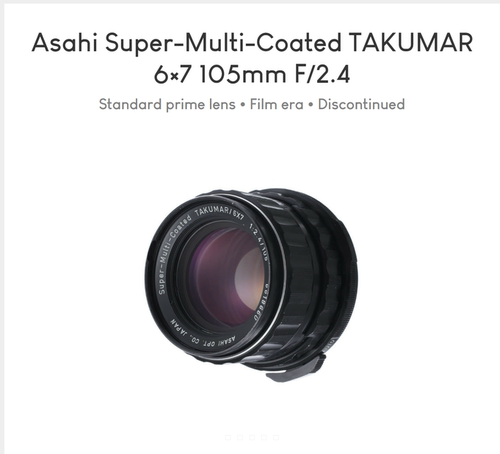 方形遮光罩太苦玛TAKUMAR105f2.4