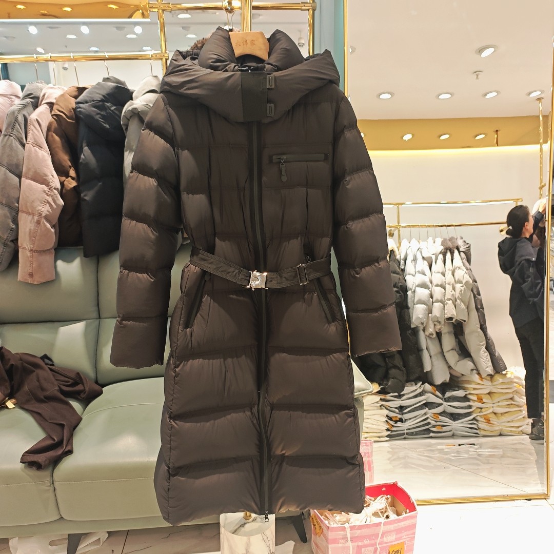 2025冬季新款时尚气质修身显瘦收腰连帽纯色中长款羽绒服女外套,女装/女士精品,羽绒服,淘宝优惠券,粉丝福利购,淘宝优惠卷