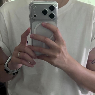 全新高级感简约17promax冰晶透明手机壳适用iPhone17全包magsafe磁吸保护套17pro软边16pro防摔16高透硬背板