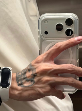 高质感纯简约透明适用iPhone17promax亚克力17pro手机壳16pro/14防摔13高级感12保护壳11外壳保护套15