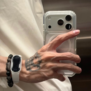 高质感纯简约透明适用iPhone17promax亚克力17pro手机壳16pro/14防摔13高级感12保护壳11外壳保护套15