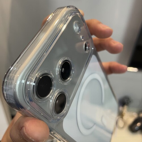 目前最喜欢的 软边硬底透明壳手机壳高品质高透适用于iPhone17promax简约17pro冰晶透明16pro防摔15高镜头