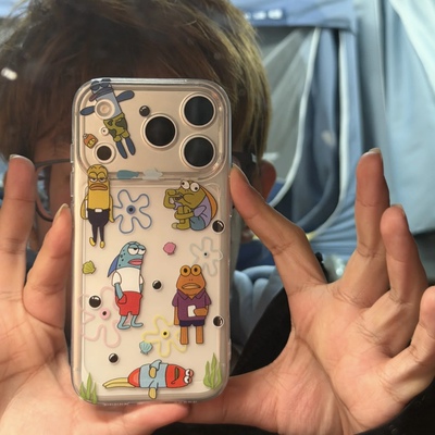 卡通iPhone17pro透明软壳