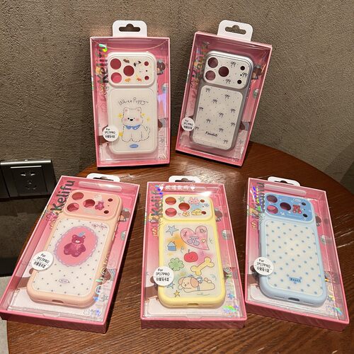 适用苹果17Pomax手机壳iPhone16Pro新款15大视窗14卡通女款手机壳