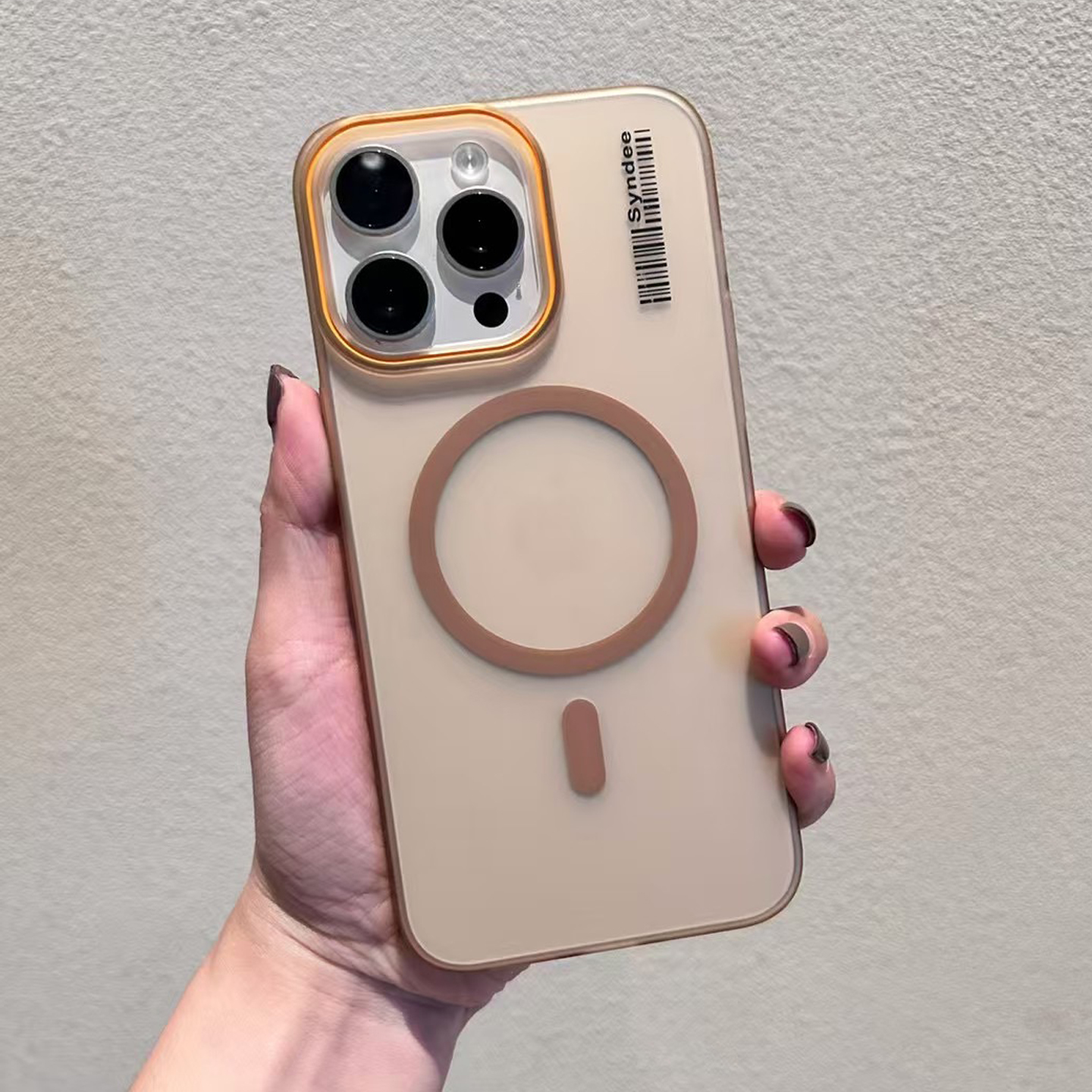 PC雾纱肤感壳适用iPhone16手机壳苹果15男女13大孔14promax保护套