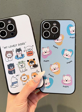 简优彩绘适用步步高X200s新款手机壳vivoy300T卡通硅胶IQoo 13黑色潮牌Y52S保护壳