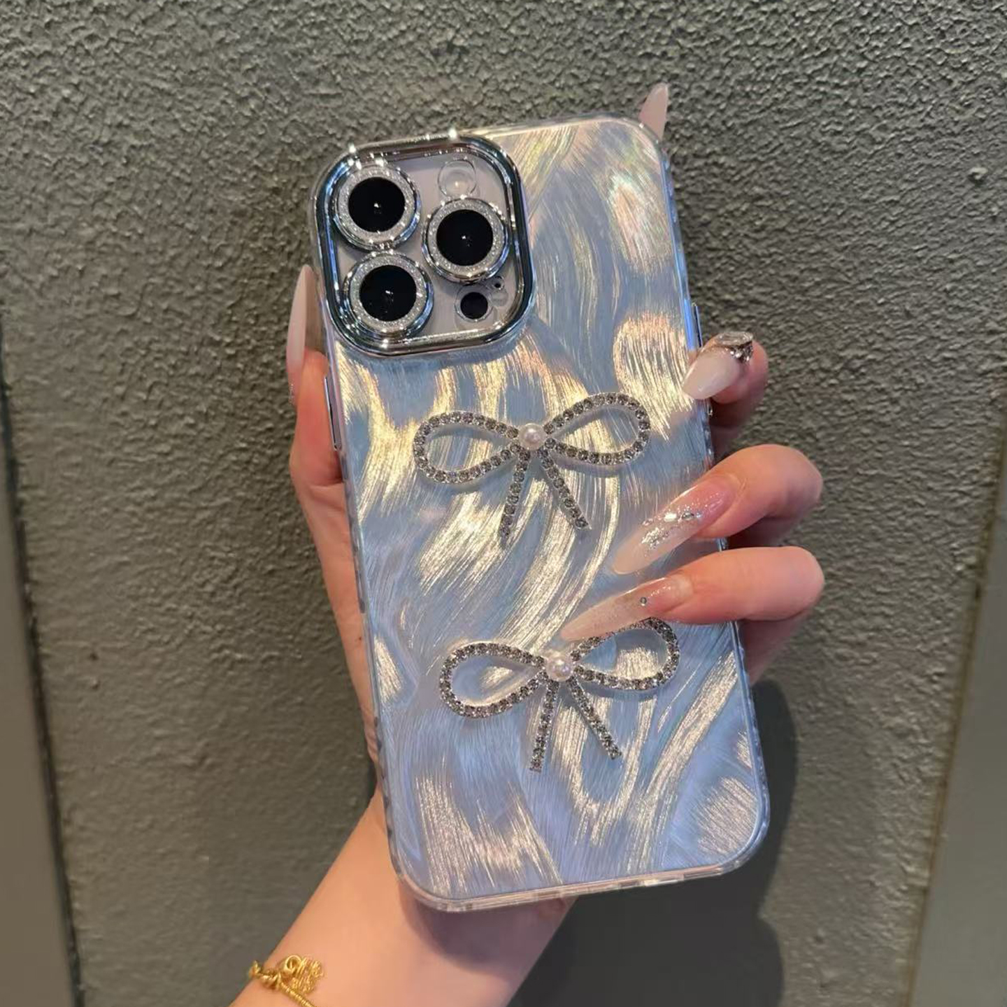 适用华为Mate70立体水钻kt手机壳荣耀X60创意女Magic 7pro精孔保护套