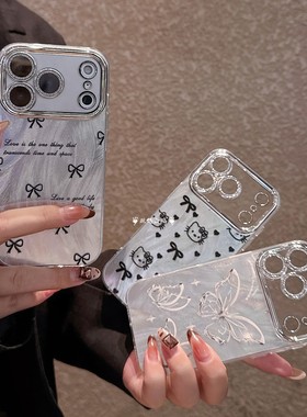 适用荣耀400手机壳华为magic8pro新款mate70/P80高级感蝴蝶羽纱壳