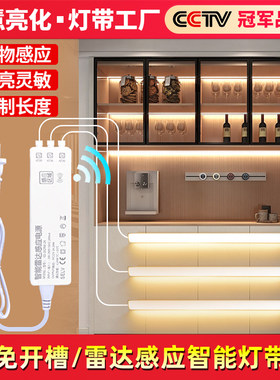 人来即亮人走即灭的雷达感应灯带