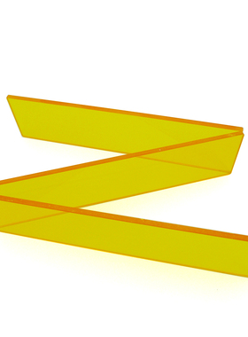 JB520光学金黄色玻璃  金波滤光片520nm后通过前截止滤镜150*38mm