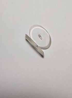 K9玻璃椭圆有孔激光保护窗口34.57*25*3.6厚孔4mm45度孔